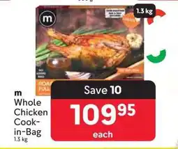 Makro m Whole Chicken Cook-in-Bag offer