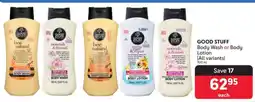 Makro GOOD STUFF Body Wash or Body Lotion offer