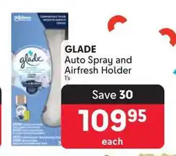 Makro GLADE Auto Spray and Airfresh Holder offer