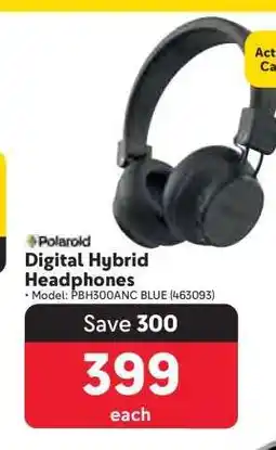 Makro Polaroid Digital Hybrid Headphones offer