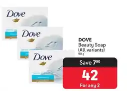 Makro DOVE Beauty Soap (All variants) offer