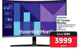 Makro Samsung 32 Curved Monitor offer