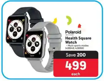 Makro Polaroid Health Square Watch offer