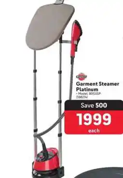 Makro Garment Steamer Platinum offer