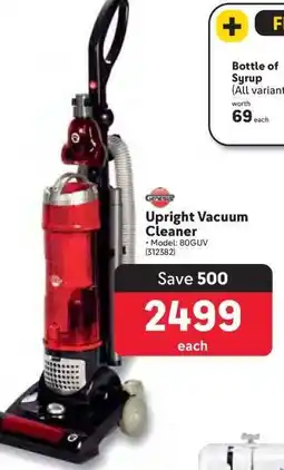 Makro Upright Vacuum Cleaner offer