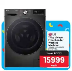 Makro LG 13 kg Vivace Front Loader Washing Machine offer