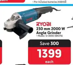 Makro RYOBI 230 mm 2000 W Angle Grinder offer