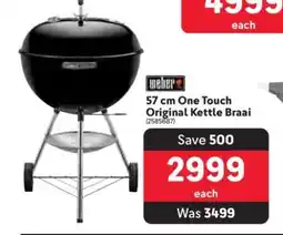 Makro 57 cm One Touch Original Kettle Braai offer