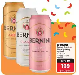 Makro BERNINI Amber, Classic or Blush Sparkling Spritzer offer