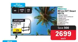 Makro Hisense 80 cm (32) Smart HD TV offer