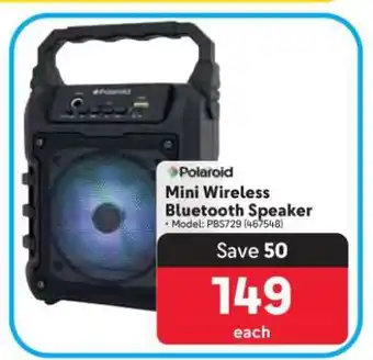 Makro Polaroid Mini Wireless Bluetooth Speaker offer