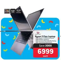 Makro Packard Bell Ryzen 3 Flex Laptop offer