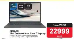Makro ASUS 13th Zenbook Intel Core i7 Laptop offer