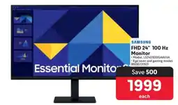 Makro Samsung FHD 24 100 Hz Monitor offer