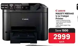 Makro Canon MAXIFY MB5440 4-in-1 Inkjet Printer offer