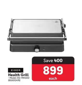Makro Eiger Health Grill offer