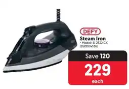 Makro DEFY Steam Iron offer