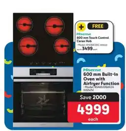 Makro Hisense 600 mm Built-In Oven with Airfryer Function offer