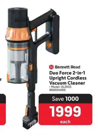 Makro Bennett Read Duo Force 2-in-1 Upright Cordless Vacuum Cleaner offer