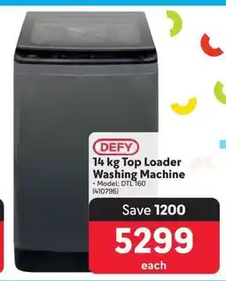 Makro Defy 14 kg Top Loader Washing Machine offer