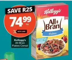 Checkers Kellogg's All Bran Flakes Cereal offer