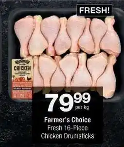 Checkers Farmer’s Choice Fresh 16-Piece Chicken Drumsticks offer