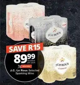 Checkers J.C. Le Roux Selected Sparkling Wine offer
