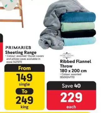 Makro PRIMARIES Sheeting Range offer