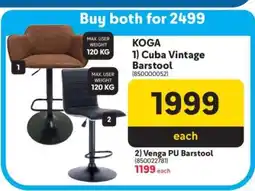 Makro KOGA Cuba Vintage Barstool offer