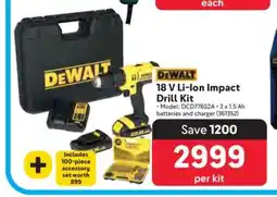 Makro 18 V Li-Ion Impact Drill Kit offer