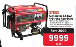 Makro STECO Generator 5.5 kVA 4-Stroke Key-Start offer