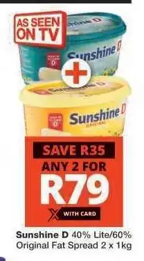 Checkers Sunshine D Fat Spread offer