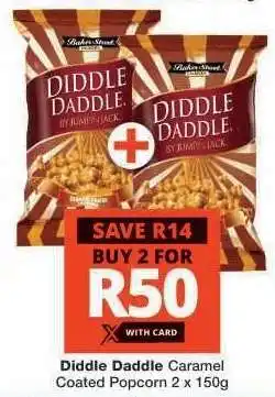 Checkers Diddle Daddle Caramel Coated Popcorn offer