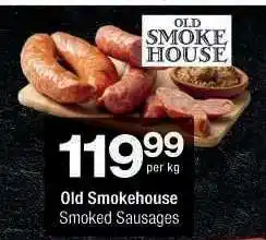 Checkers Old Smokehouse Smoked Sausages offer