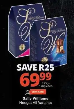 Checkers Sally Williams Nougat All Variants offer