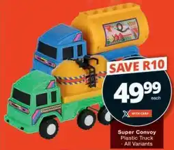 Checkers SUPER CONVOY PLASTIC TRUCK offer