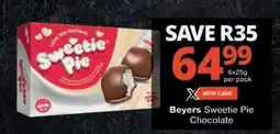 Checkers Beyers Sweetie Pie Chocolate offer