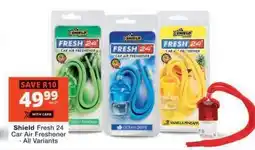 Checkers Shield Fresh 24 Car Air Freshener offer