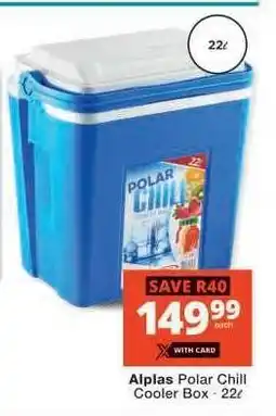 Checkers Alplas Polar Chill Cooler Box offer