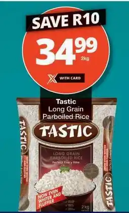 Checkers Tastic Long Grain Parboiled Rice offer