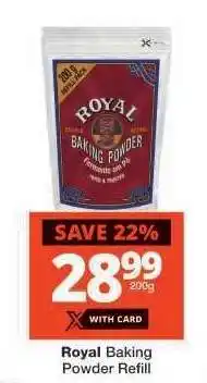 Checkers ROYAL BAKING POWDER REFILL offer