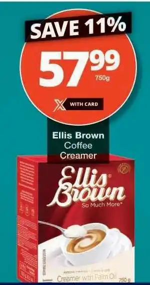 Checkers Ellis Brown Coffee Creamer offer