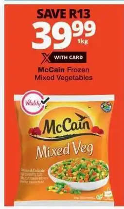 Checkers McCain Frozen Mixed Vegetables offer
