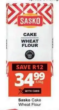 Checkers Sasko Cake Wheat Flour offer