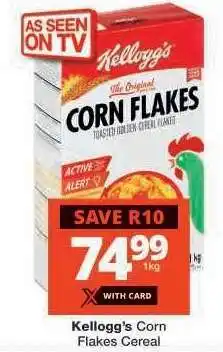 Checkers Kellogg's Corn Flakes Cereal offer