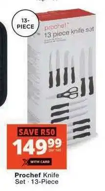 Checkers Prochef Knife Set offer