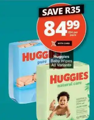 Checkers Huggies Baby Wipes offer