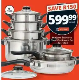 Checkers Majoré Stainless Steel Cookware Set offer