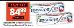 Checkers Sensodyne Repair/Sensitive Toothpaste offer