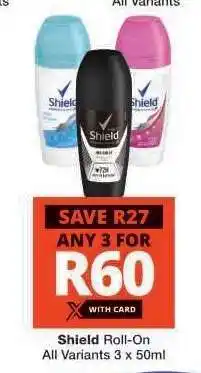 Checkers Shield Roll-on offer